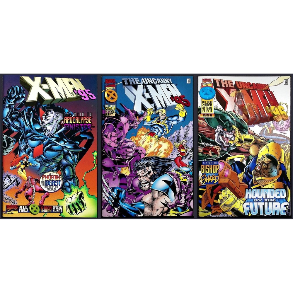Uncanny X-Men 3X Annual Comic Lot #4 19 20 Marvel